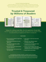 Load image into Gallery viewer, Tyndale NLT Life Application Study Bible, Third Edition, Emerald Green Cover
