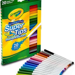 Crayola Supertips 10s 20s
