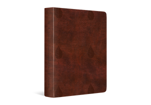 ESV Single Column Journaling Bible TruTone®, Chestnut, Leaves Design