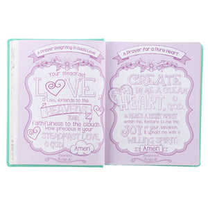 ESV My Creative Bible for Girls Teal Butterfly - ESV006