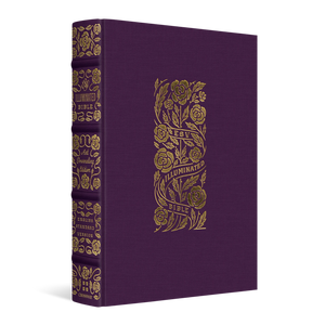 ESV Illuminated Bible, Art Journaling Edition Cloth over Board, Eggplant