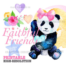 Load image into Gallery viewer, Faithful Friends bible journaling printable file
