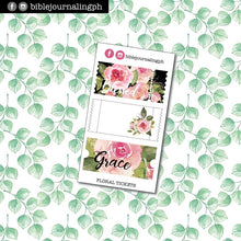 Load image into Gallery viewer, Faith Planner Floral Tickets Journaling Stickers
