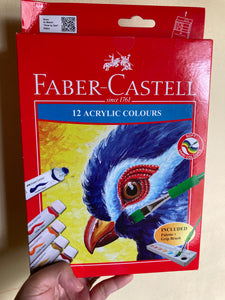 Faber Castell 12 Acrylic Colors
