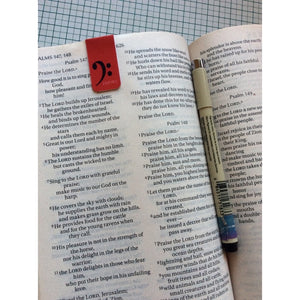 Bible Bookmark - Praises - Verse Psalm