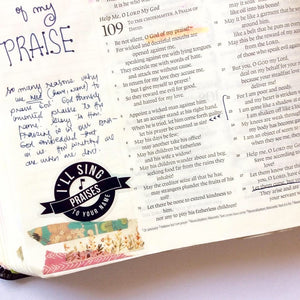 Bible Journaling Stickers Small Talk Logos Faith Planner Stickers