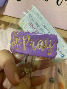 Prayer bookmark