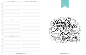 The Lettering Prayer Journal® - Connect With God In A Creative Way (Krystal Whitten)